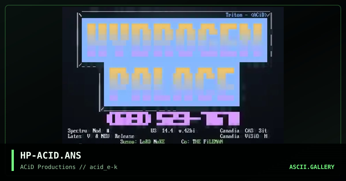 HP-ACID.ANS, by triton, 1990