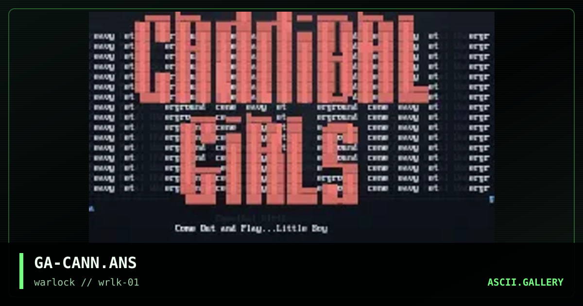 GA-CANN.ANS, by gossamer axe, 1997