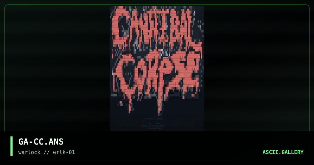 GA-CC.ANS, by gossamer axe, 1997