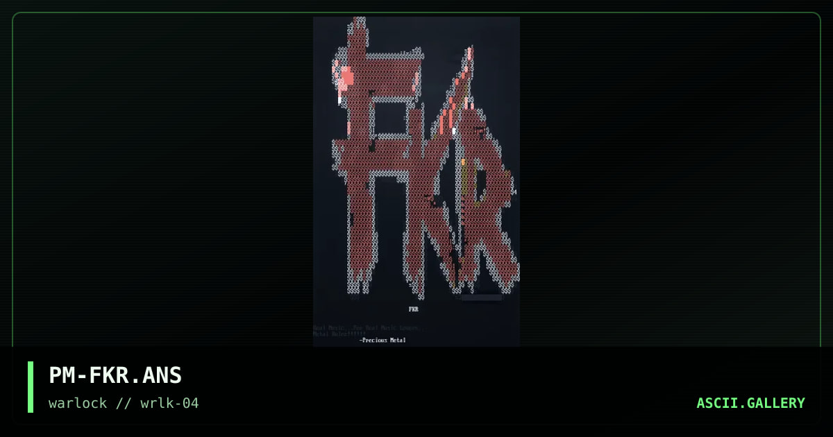 PM-FKR.ANS, by precious metal, 1997