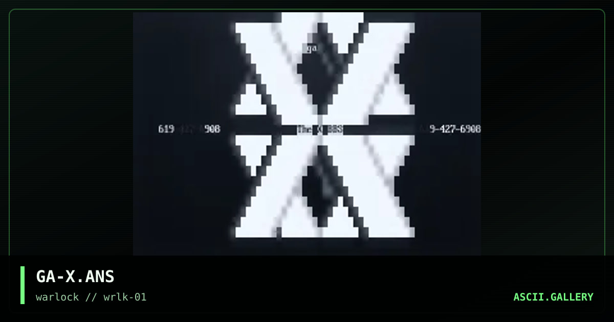 GA-X.ANS, by gossamer axe, 1997