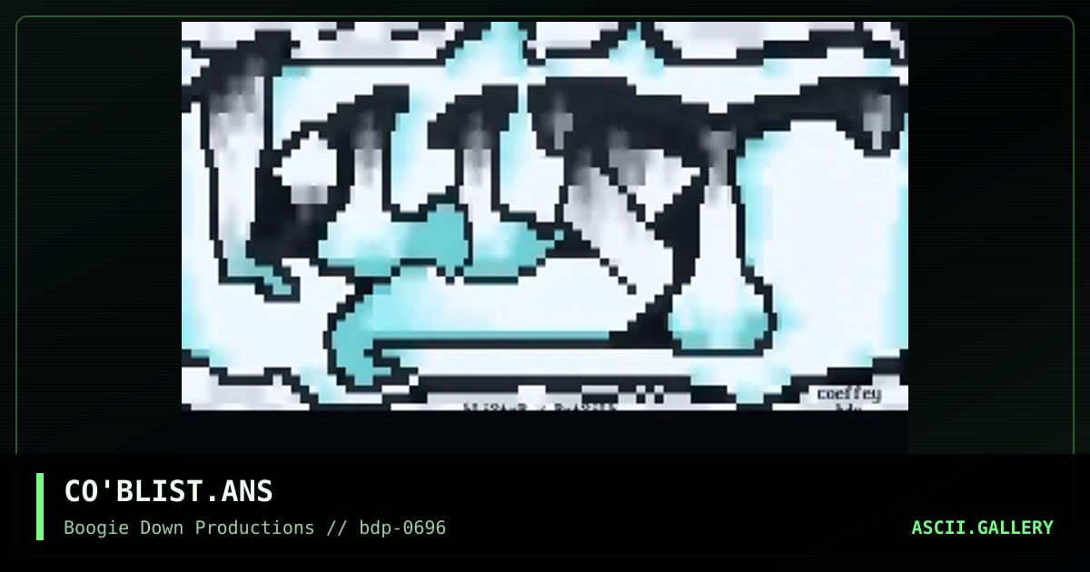bLister, by coeffey, 1996
