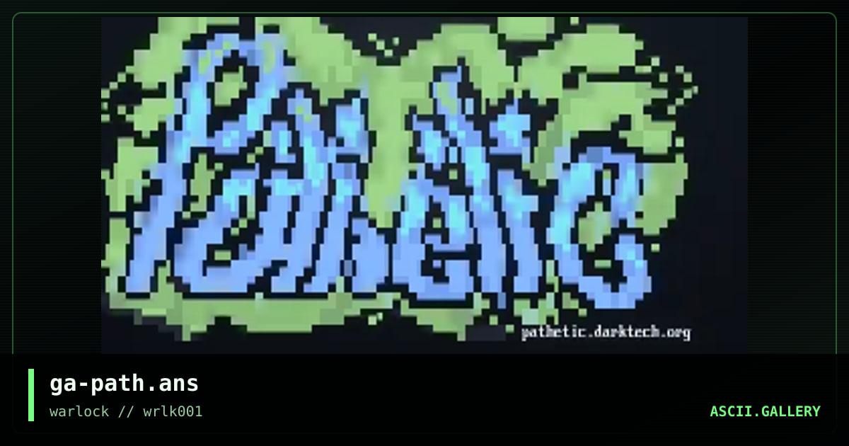 ga-path.ans, by untagged, 2001