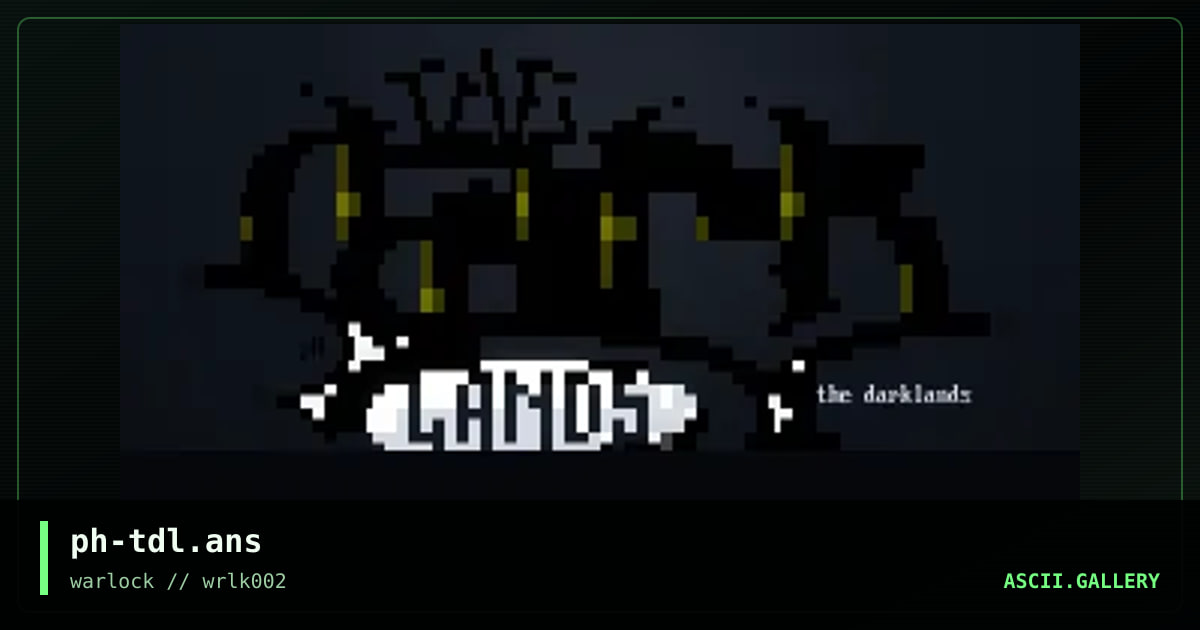 darklands bbs logo, by psychoholic, 2001