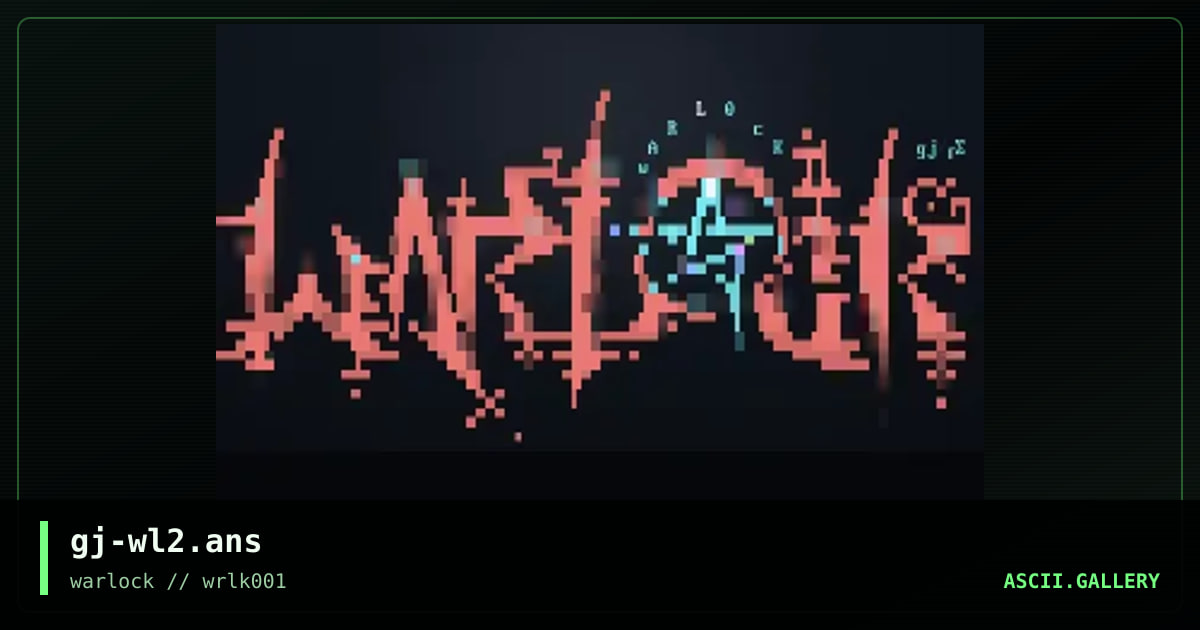 Warlock logo, by grymmjack, 2001