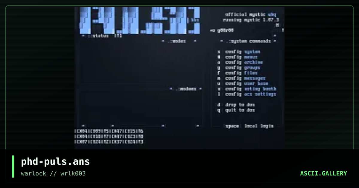 phd-puls.ans, by untagged, 2001