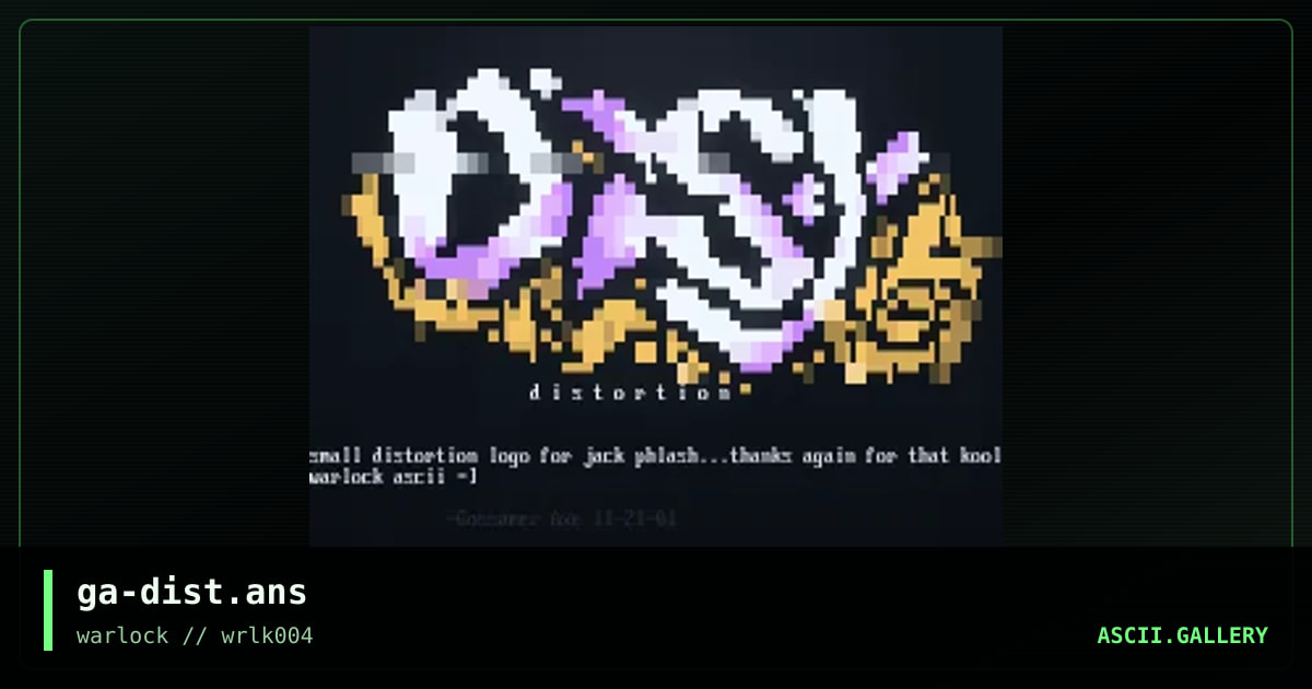 ga-dist.ans, by gossamer axe, 2001