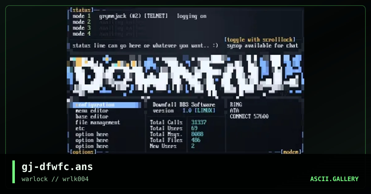 gj-dfwfc.ans, by grymmjack, 2001