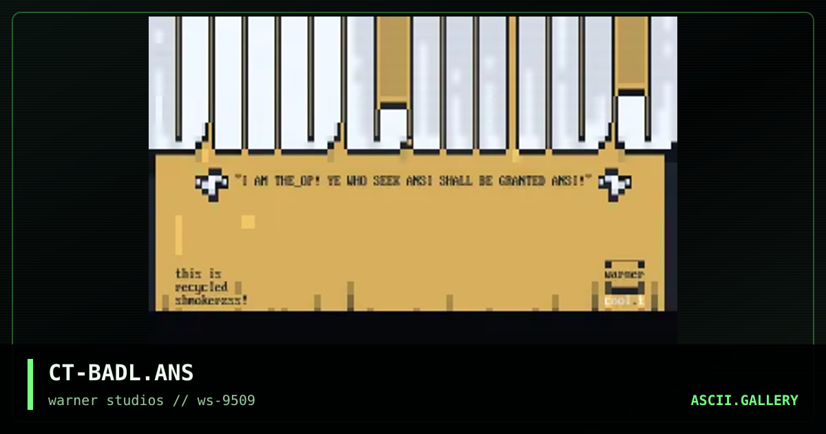 the badlands, by cool t, 1995