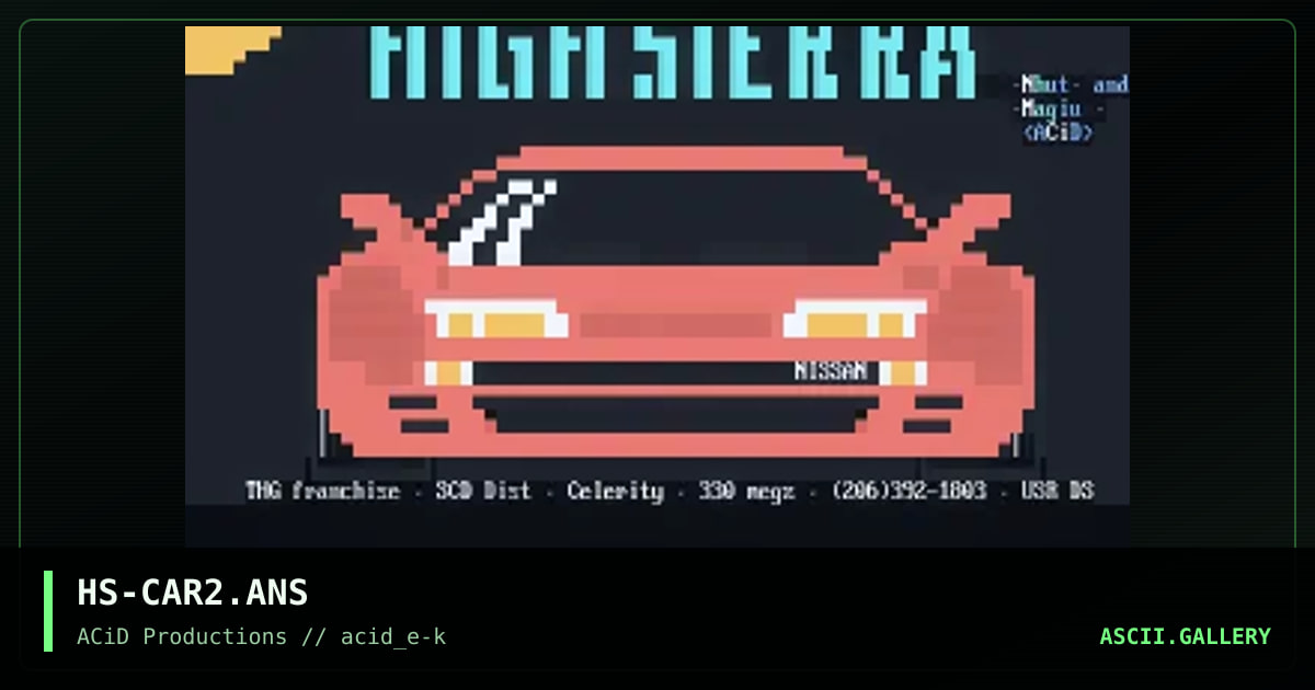 HS-CAR2.ANS, by magius, nhut, 1990
