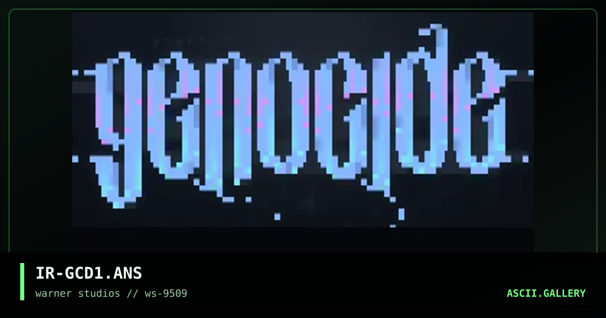 psychoholic's genocide, by iridescent, 1995
