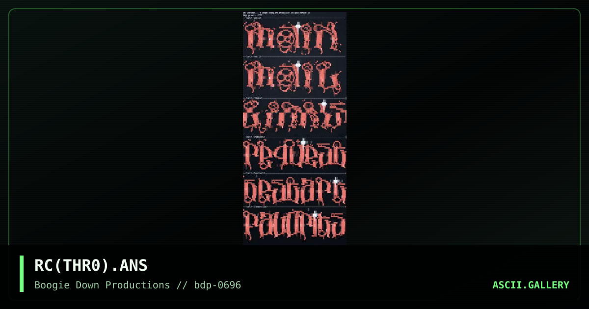thrashers(fonts), by rotting christ, 1996
