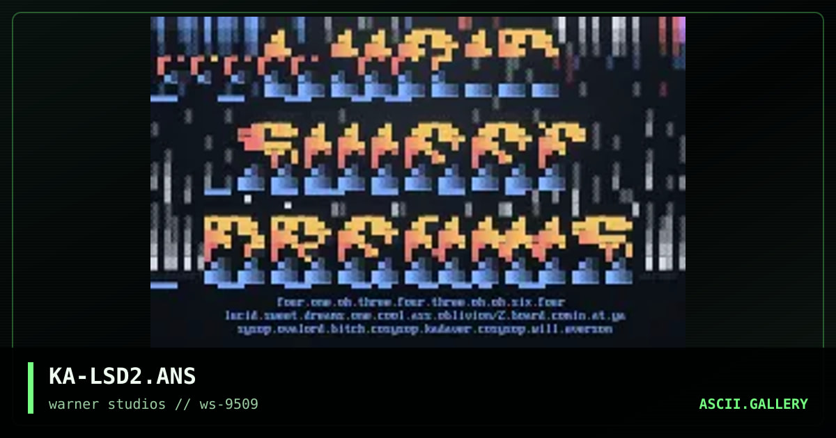 lucid sweet dreams, by kadaver, 1995