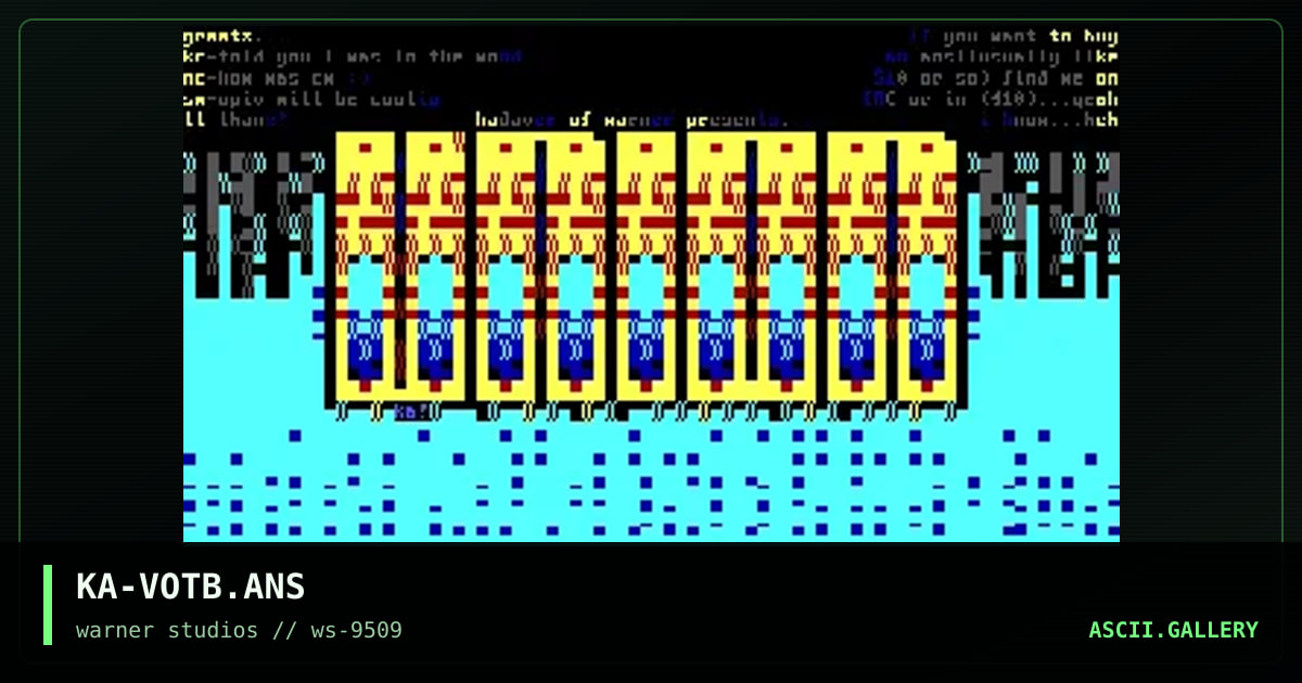 valley of the buffalo, by kadaver, 1995