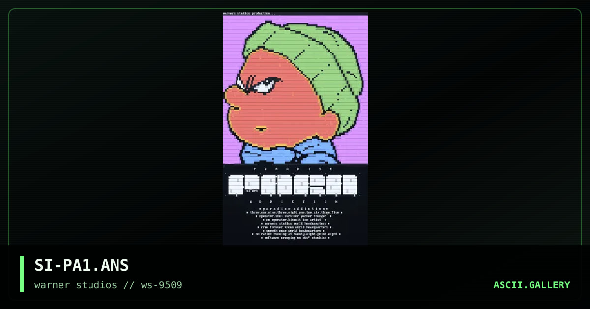 paradise addiction, by soul survivor, 1995