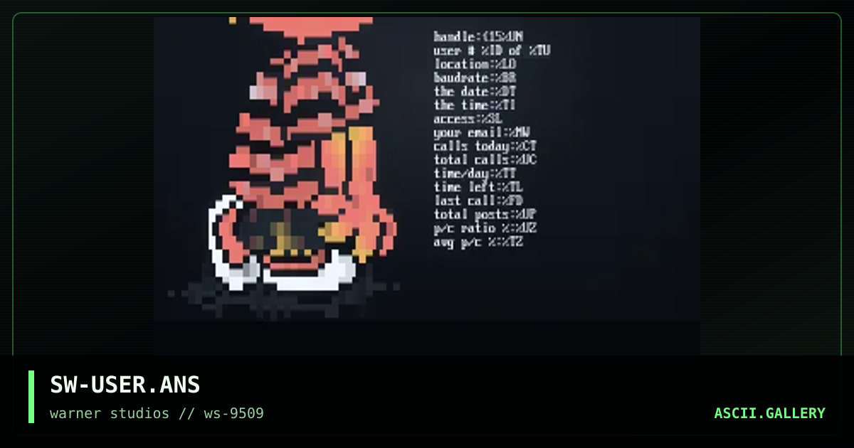 userstat screen, by screeching weasel, 1995