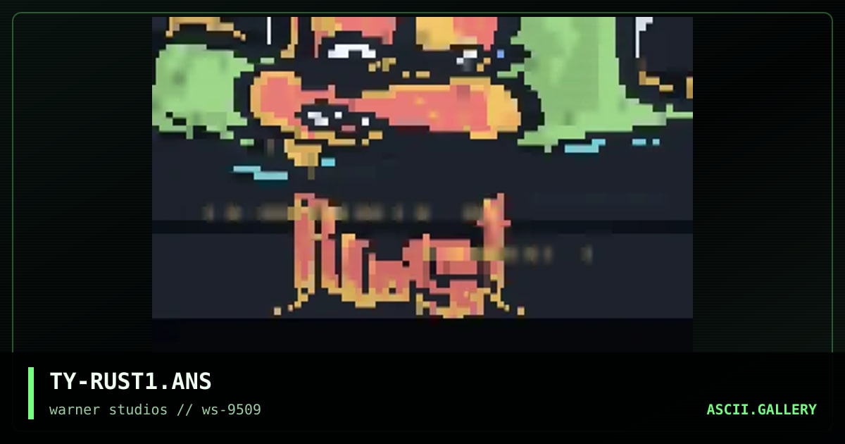 rust.  yuck. :), by tyme warner, 1995