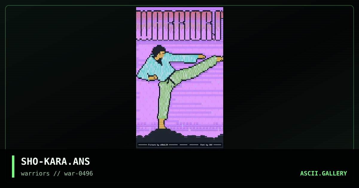 Karate Freak !, by shaolin, 1996