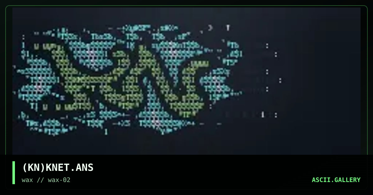 (KN)KNET.ANS, by kenetic, 1997