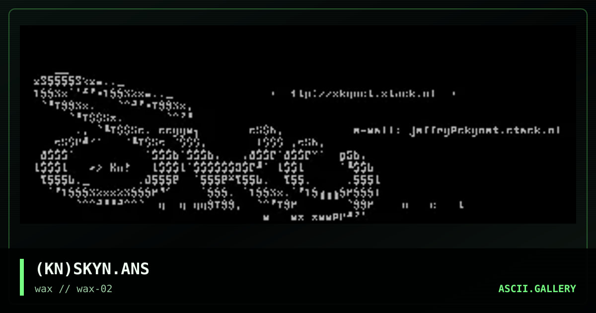 (KN)SKYN.ANS, by kenetic, 1997