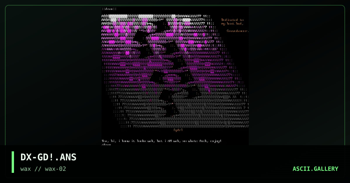 DX-GD!.ANS, by drax, 1997