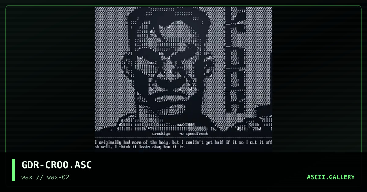 GDR-CROO.ASC, by gravedancer, 1997
