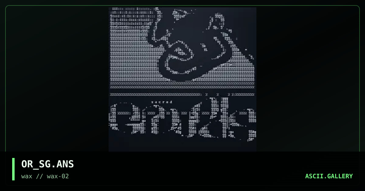 OR_SG.ANS, by ohred, 1997