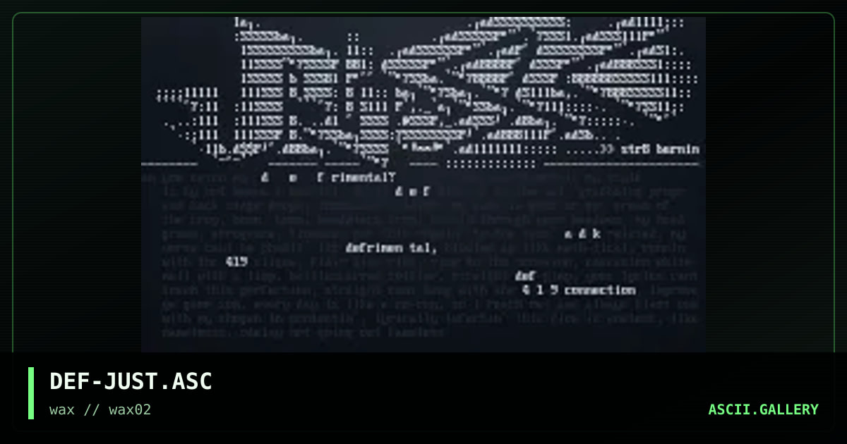 DEF-JUST.ASC, by defrimental, 1997