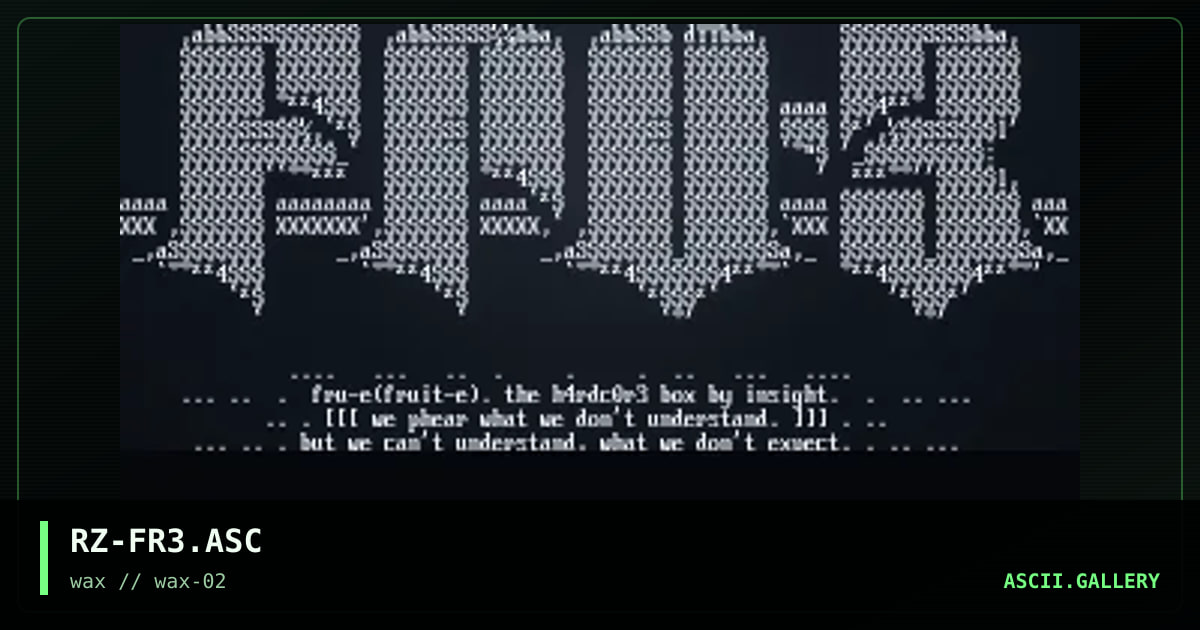 fruit-E!@, by frankrizzo, 1997
