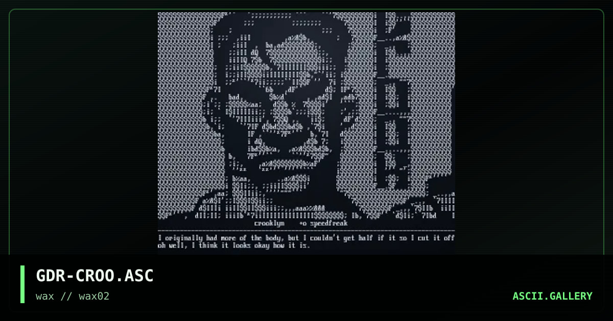 GDR-CROO.ASC, by gravedancer, 1997