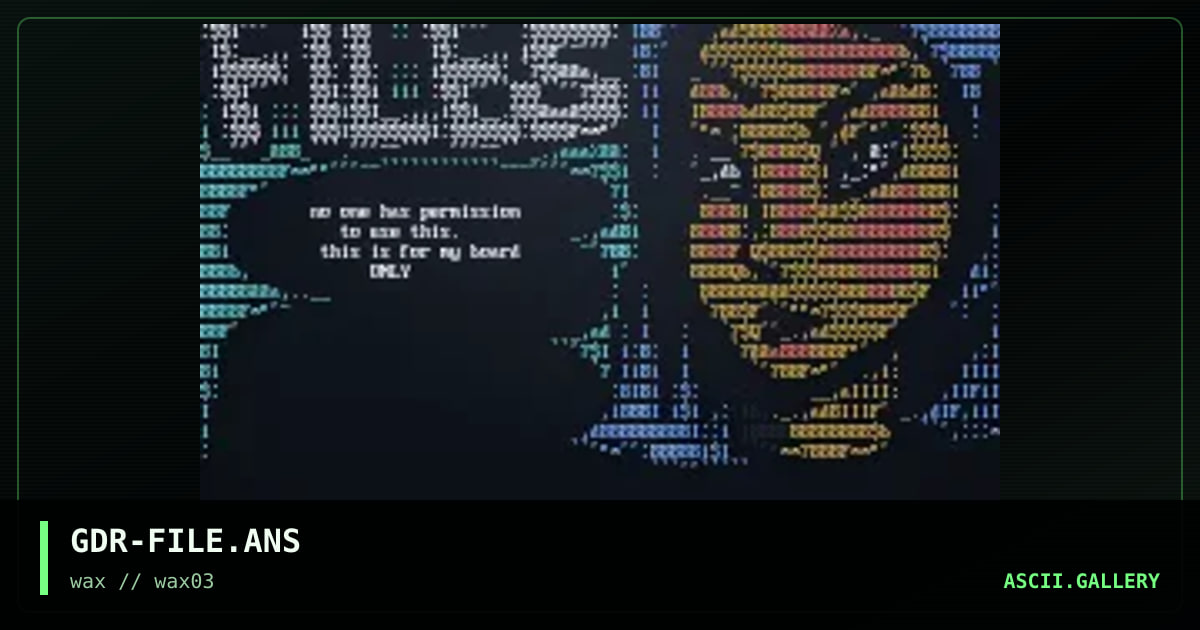 GDR-FILE.ANS, by gravedancer, 1998