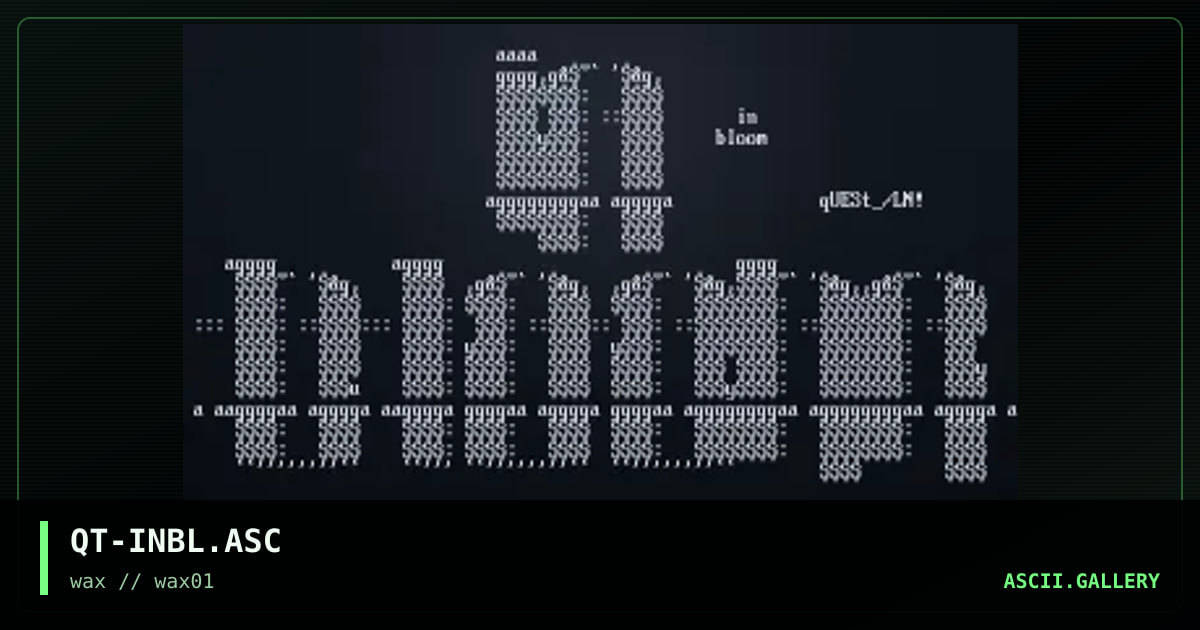 QT-INBL.ASC, by quest, 1997