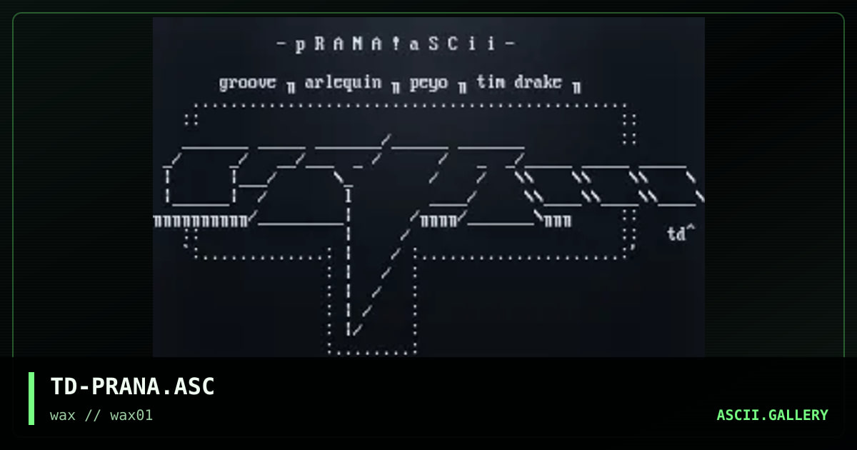 TD-PRANA.ASC, by tim drake, 1997