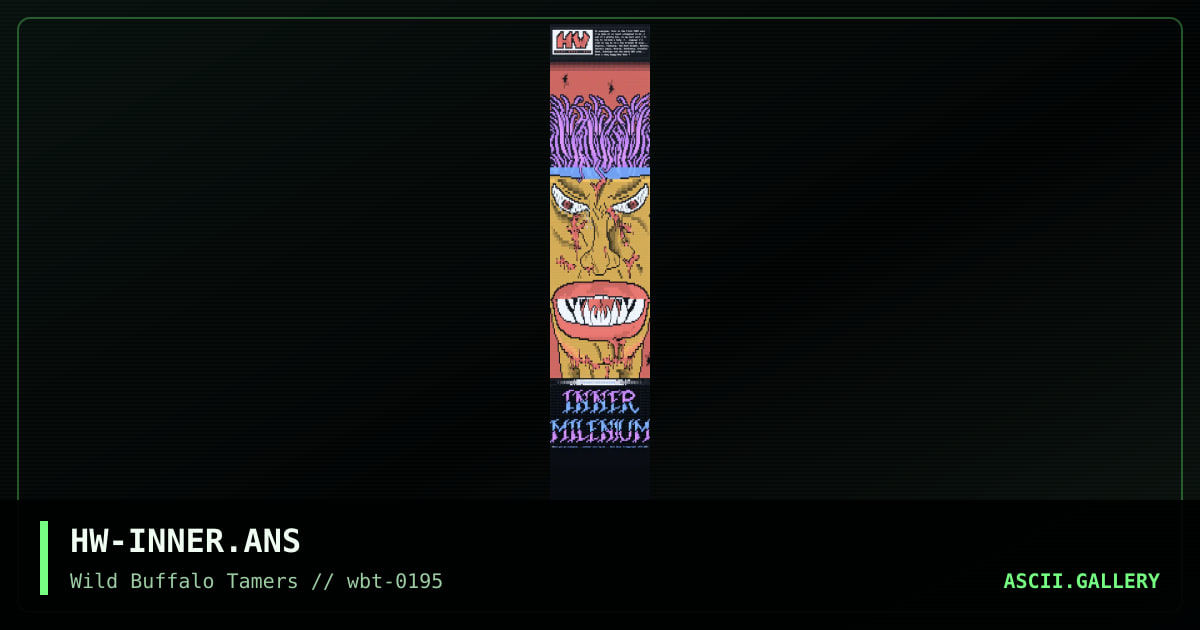 Inner Millenium, by heat wave, 1995