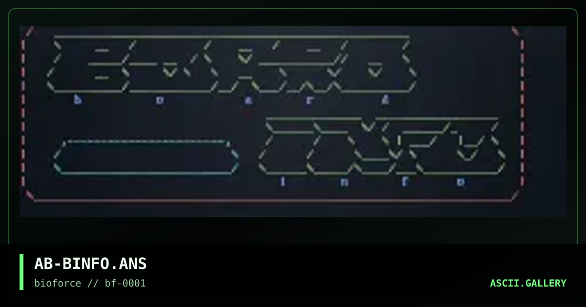 BOARD iNFO, by acid brain, 1997