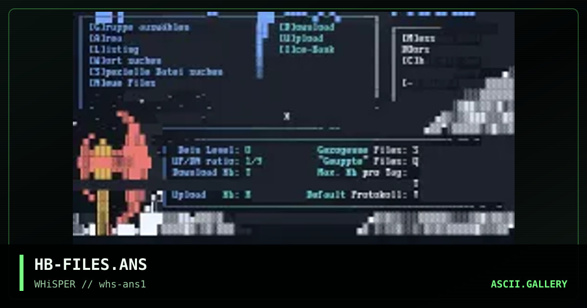 HB-FILES.ANS, by wiktor, 1995