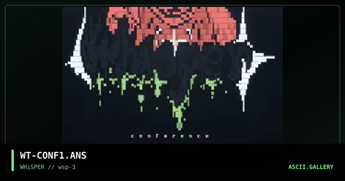 whisper conference ansi, by wiktor, 1996