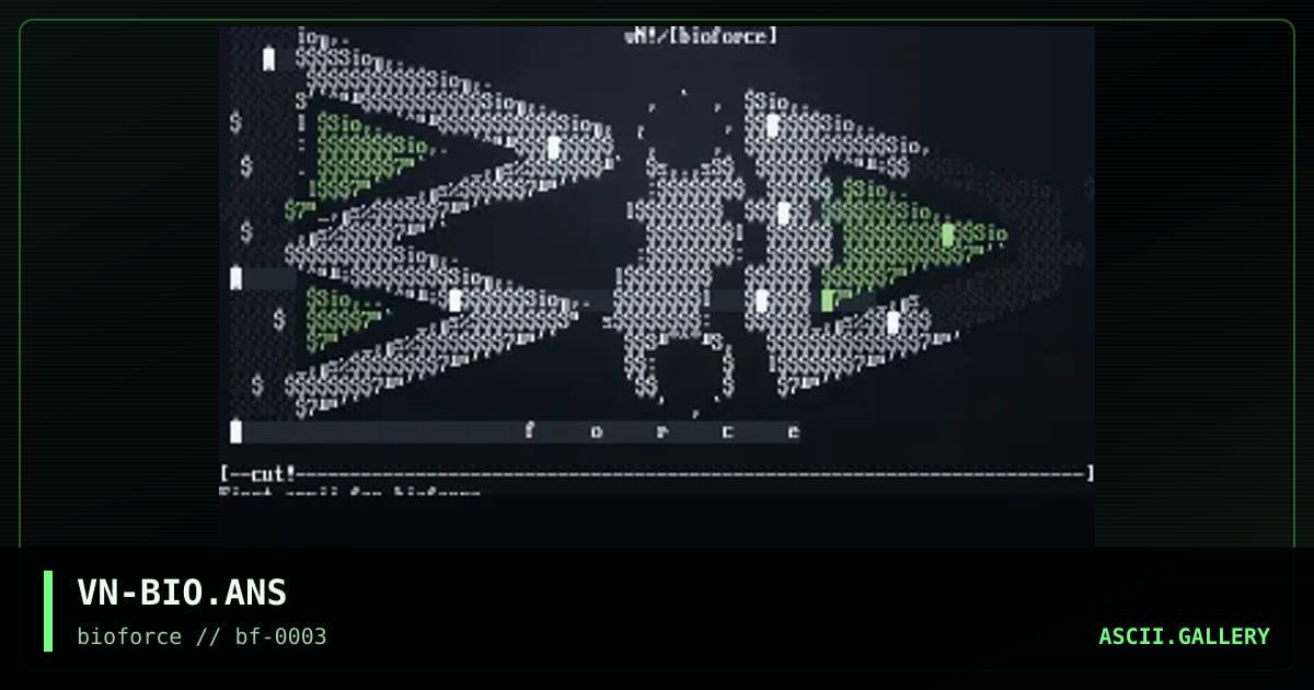 BIOforce logo.., by venomous, 1998