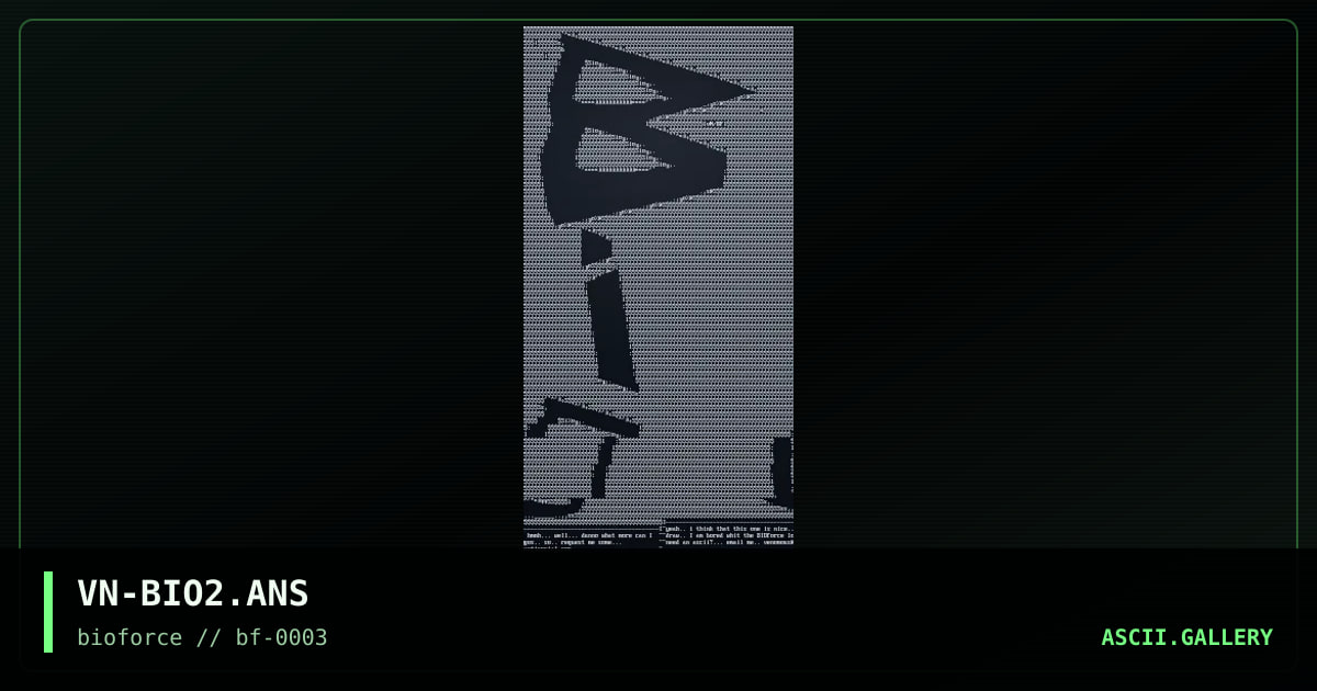 "Bio"force Logo, by venomous, 1998