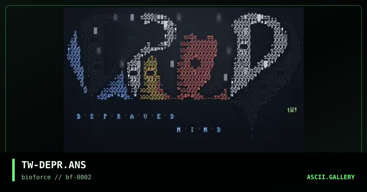 TW-DEPR.ANS, by twister, 1998