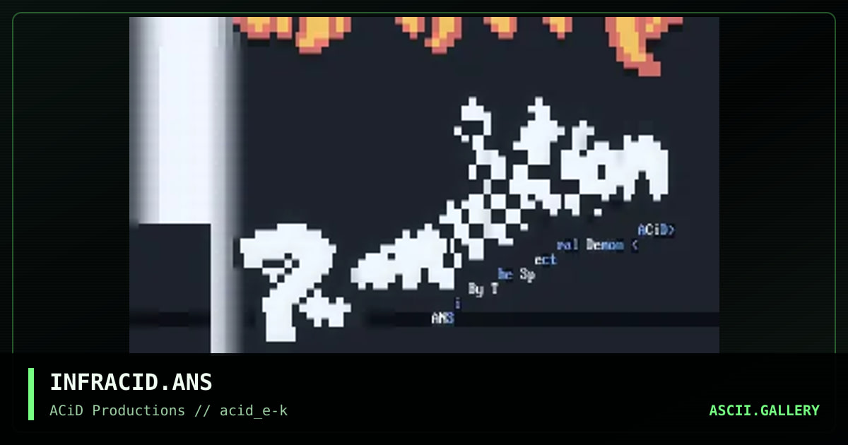 INFRACID.ANS, by the spectral demon, 1990
