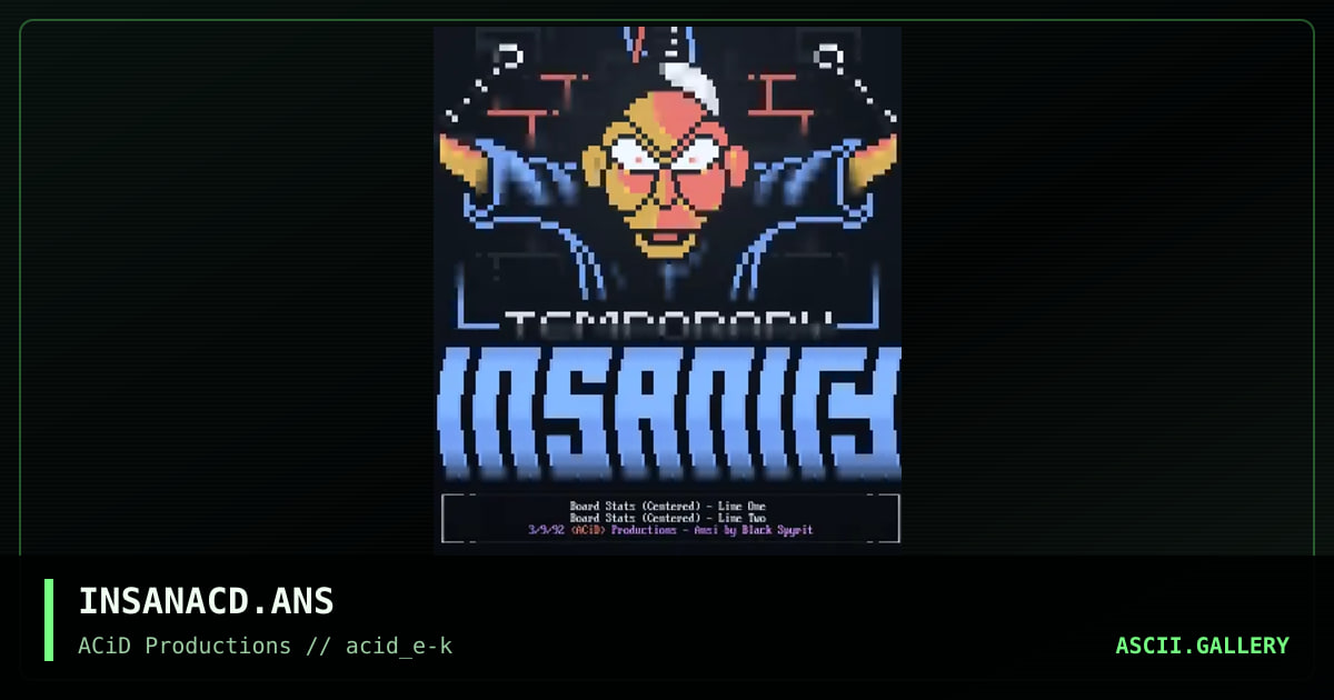 INSANACD.ANS, by black spyrit, 1990