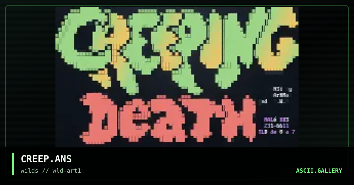 CREEP.ANS, by darkman-circe, twm, 1997