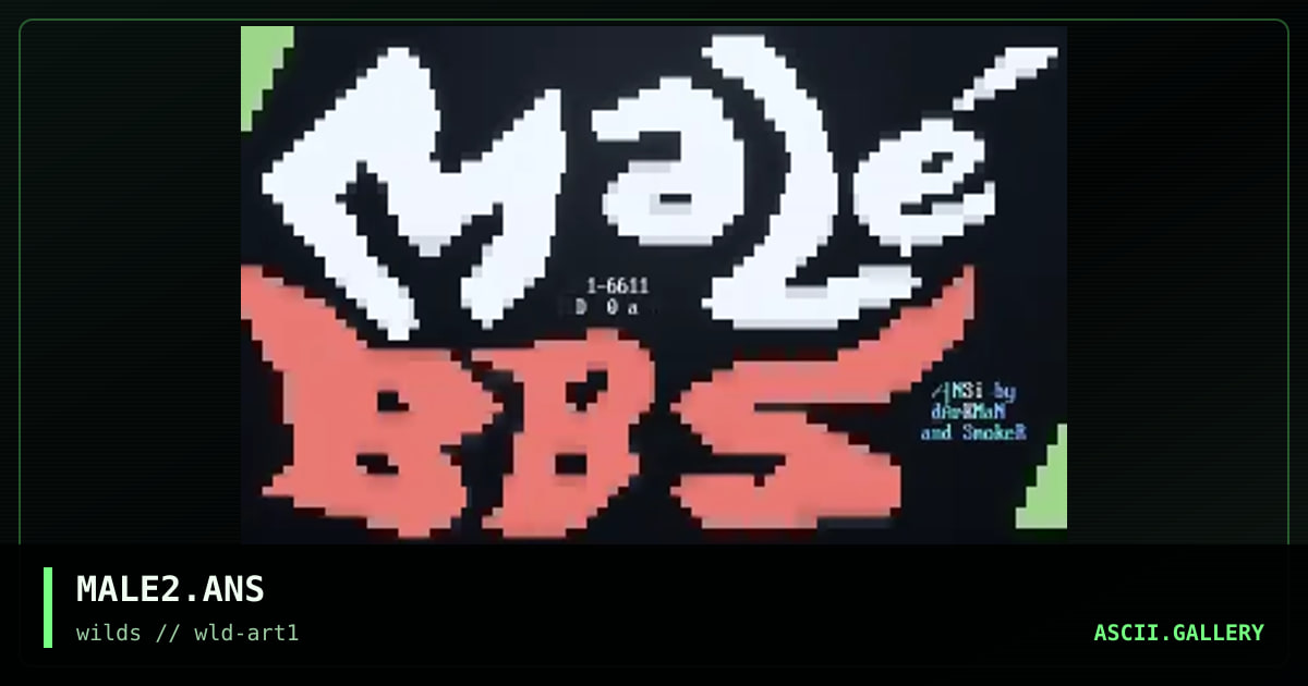 MALE2.ANS, by smoker, darkman-circe, 1997