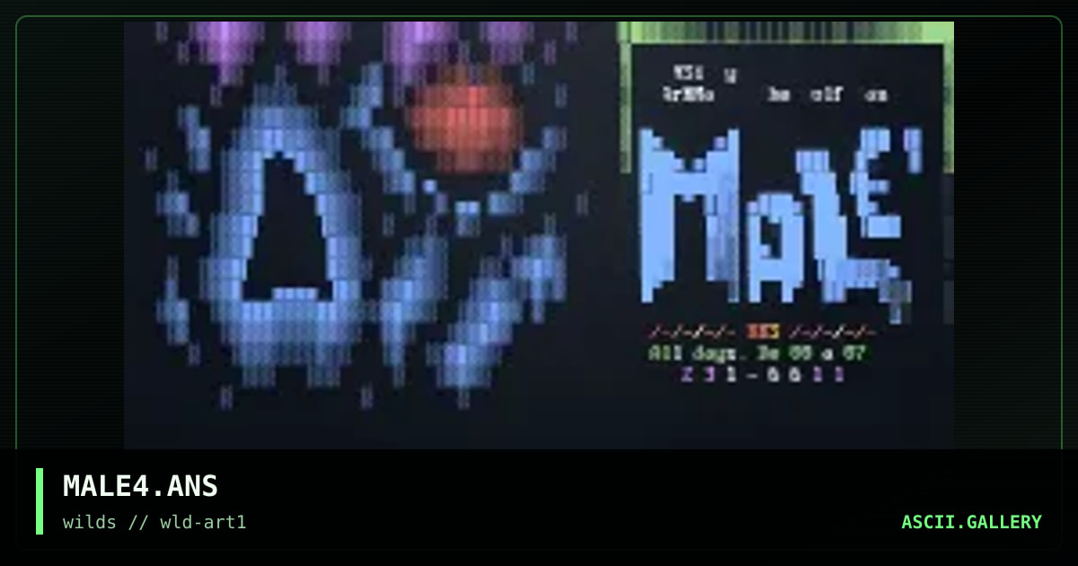 MALE4.ANS, by darkman-circe, wolfman-circe, 1997