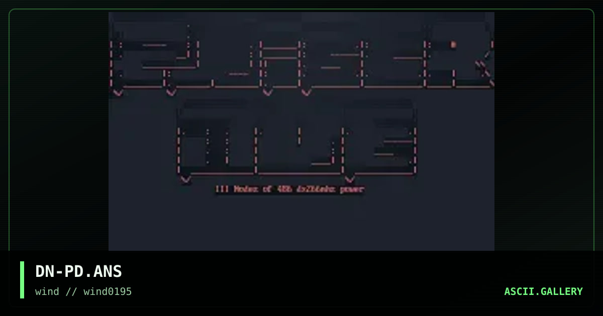 DN-PD.ANS, by dragon, 1995