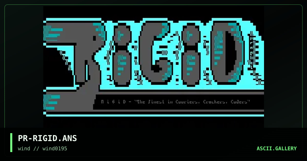 RiGiD, by prophet, 1995