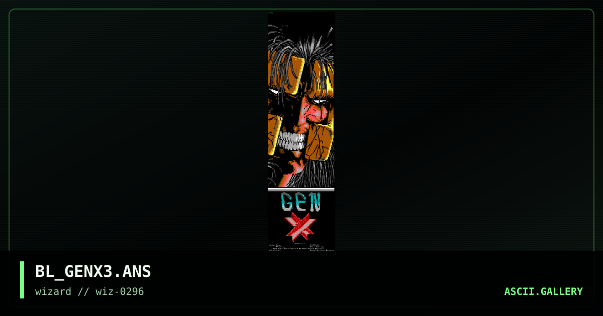 BL_GENX3.ANS, by blitzkrieg, 1996