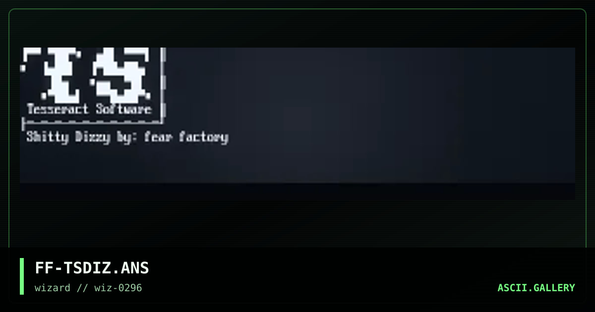 TS, by fear factory, 1996