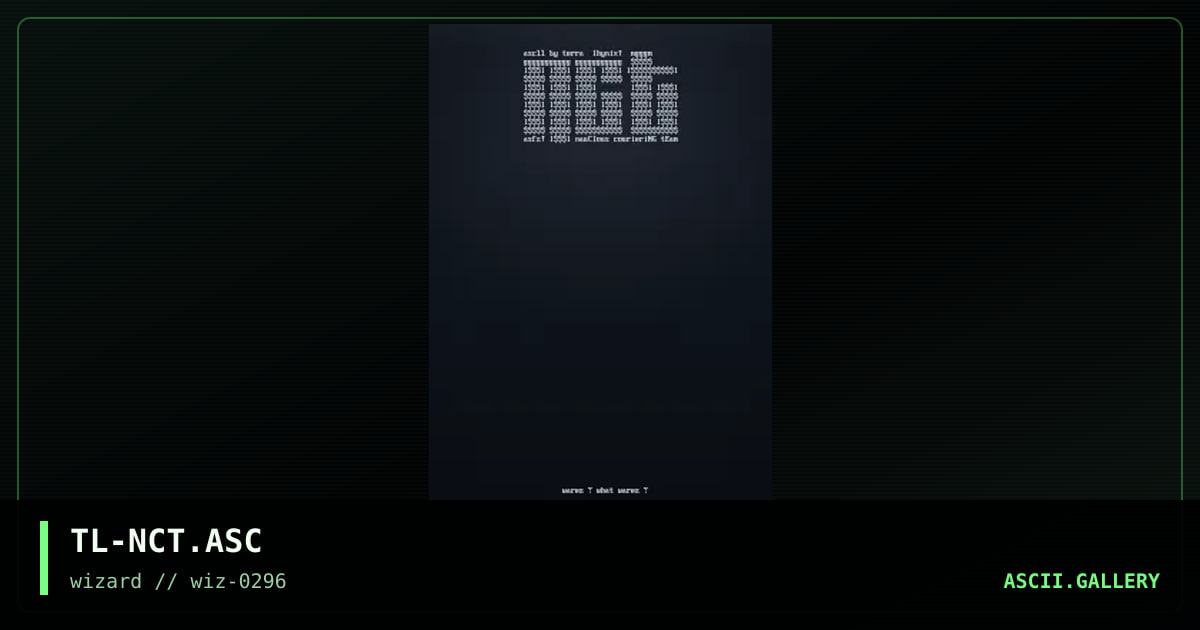 nNcCtT, by terra lhynix, 1996